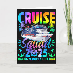 Carte Équipe Croisière Rétro 2025 Créer des Souvenirs En