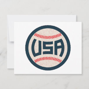Carte Équipe de baseball USA