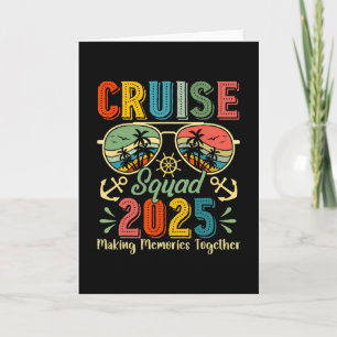 Carte Équipe de croisière 2025 Vacances d'été tenue asso