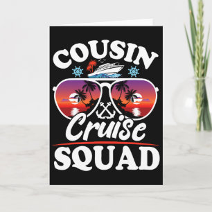 Carte Équipe de croisière Cousin Cruise Squad 2025 Group