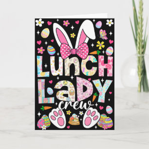 Carte Équipe de dame de déjeuner Funny Bunny Cafétéria F