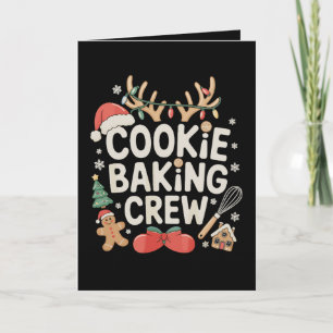 Carte Équipe de fabrication de biscuits Renne Cerfs Bisc