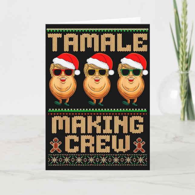 Carte Équipe de fabrication de tamales Saison des tamale (Devant)