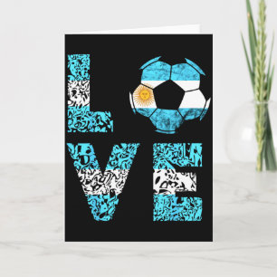 Carte Équipe de football d'Argentine Argentine Amour Ll