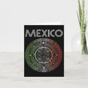 Carte Équipe de football du Mexique Aztec Latino Mexicai