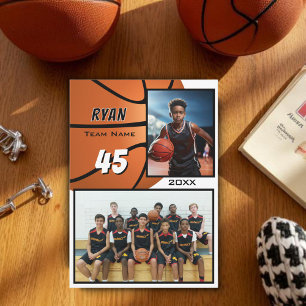 Carte Équipe de Joueurs de Basket-ball Modernes Photo Me