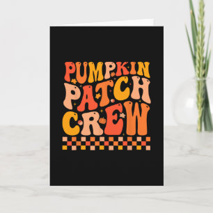 Carte Équipe de la groovy Pumpkin Patch ambiance d'autom