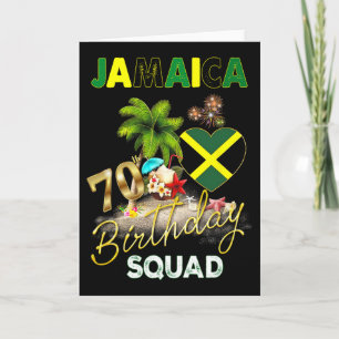Carte Équipe du 70e anniversaire en Jamaïque Voyage de f
