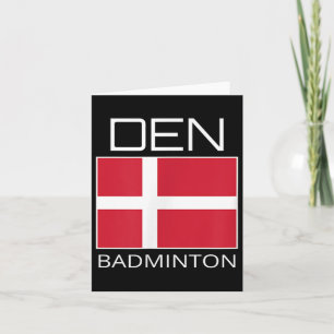 Carte Équipe du Danemark de Badminton Athlète danoise De
