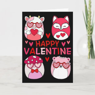 Carte Équipe Squish Cadeaux de Saint-Valentin pour enfan