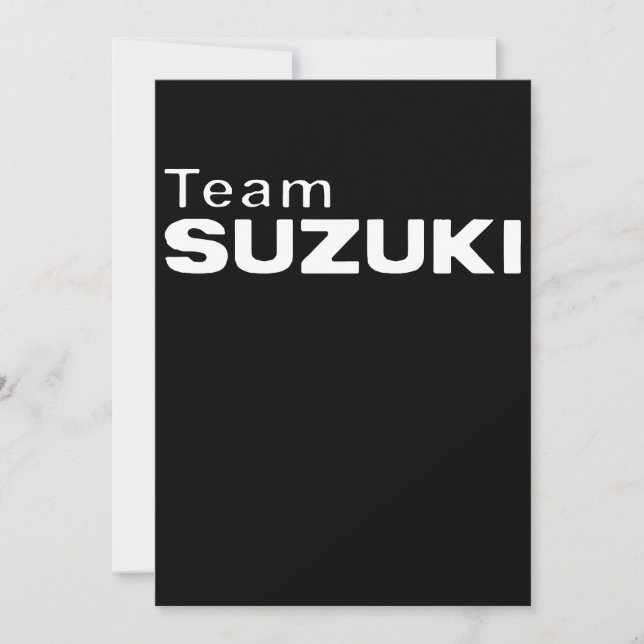 Carte Équipe Suzuki T-Shirts Gsx S-Xxxl R (Devant)