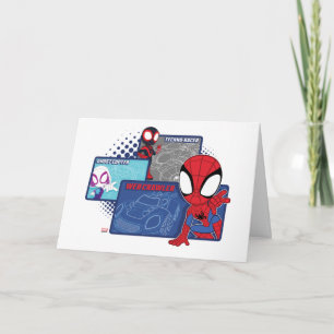 Carte Équipes de voitures de course de Spidey