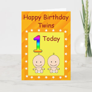 Cartes Jumelle D Anniversaire Zazzle Ca