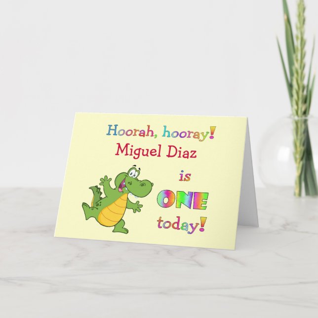 Carte ęr L'anniversaire personnalisent pour la fille ou (Devant)