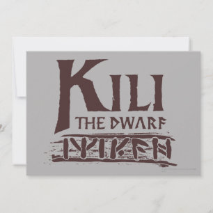 Carte Erebor - Nom de Kili
