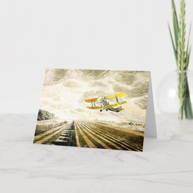 Carte Eric Ravilit, Tiger Moth, (Devant)