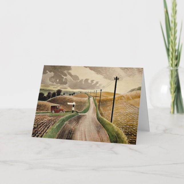 Carte Eric Ravilit, Wiltshire Paysage (Devant)