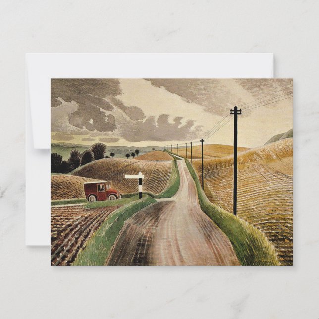 Carte Eric Ravilit, Wiltshire Paysage (Devant)