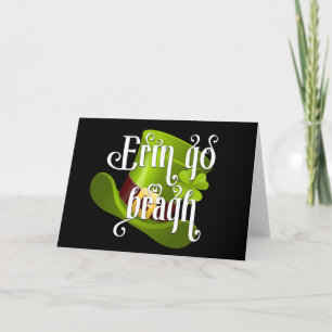 Carte Erin go Bragh St Patrick's Day