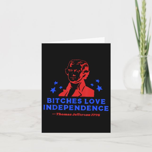 Carte Es Love Independence Funny Fondateurs (Devant)