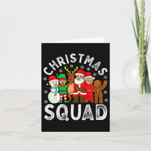 Carte Escadron de Noël Père Noël Famille Correspondant P