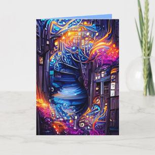 Carte Escalier d'Imaginaire coloré