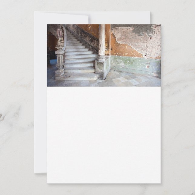 Carte Escalier en pierre ancienne (Devant)