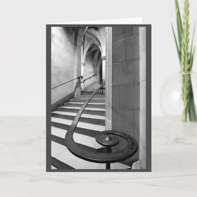 Carte Escalier vers le ciel, Cathédrale Nationale de Was (Devant)