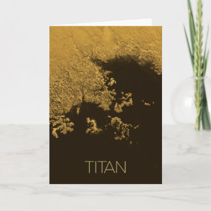 Carte Espace Extérieur, Cosmos, Système Solaire, Titan L