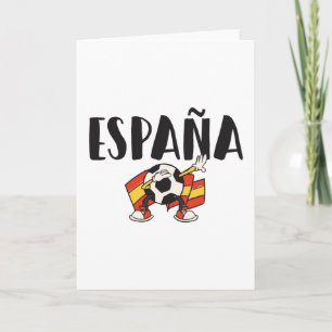 Carte Espagne Football Fan Shirt Drapeau