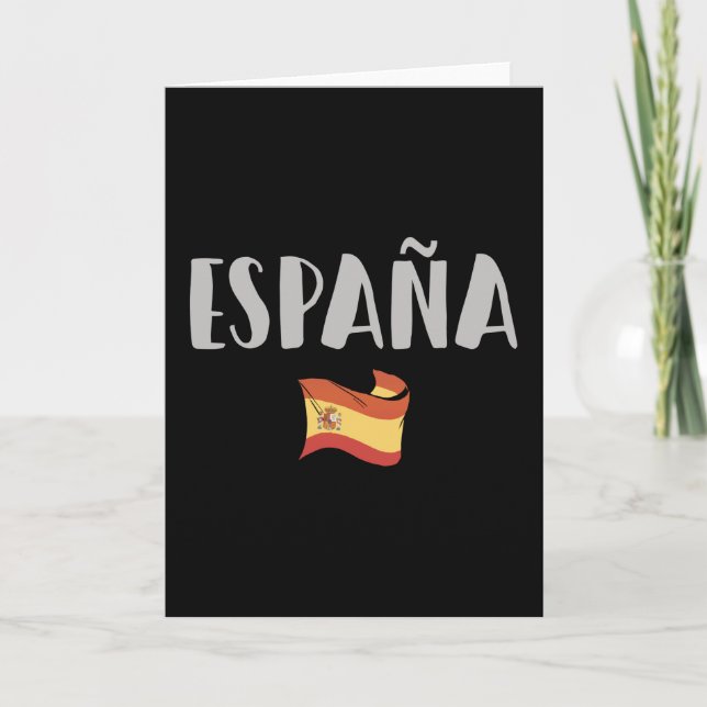 Carte Espagne Football Fan Shirt Drapeau (Devant)