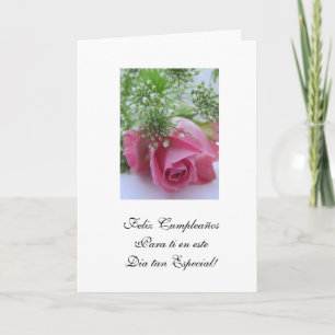 Carte Espagnol : Cumpleanos /Anniversaire