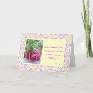 Carte Espagnol : Dios creo a las madres /Fête des mères