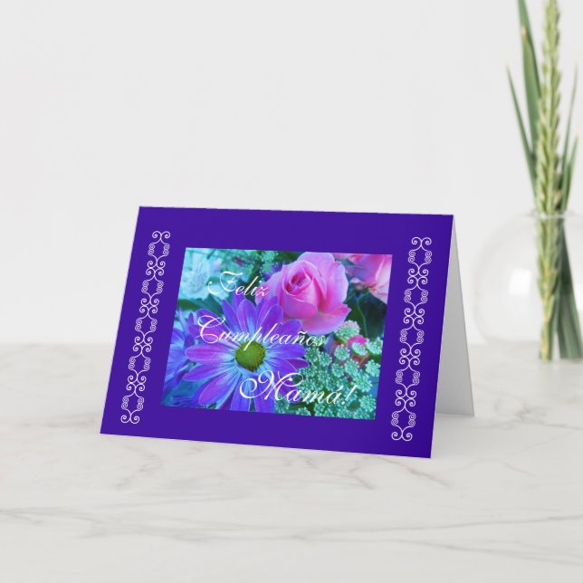Carte Espagnol : Rosas-Cumpleanos De… (Devant)