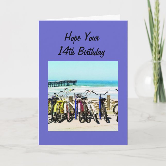 Carte ESPÉREZ QUE VOTRE "14ème" ANNIVERSAIRE EST MÉMORAB (Devant)