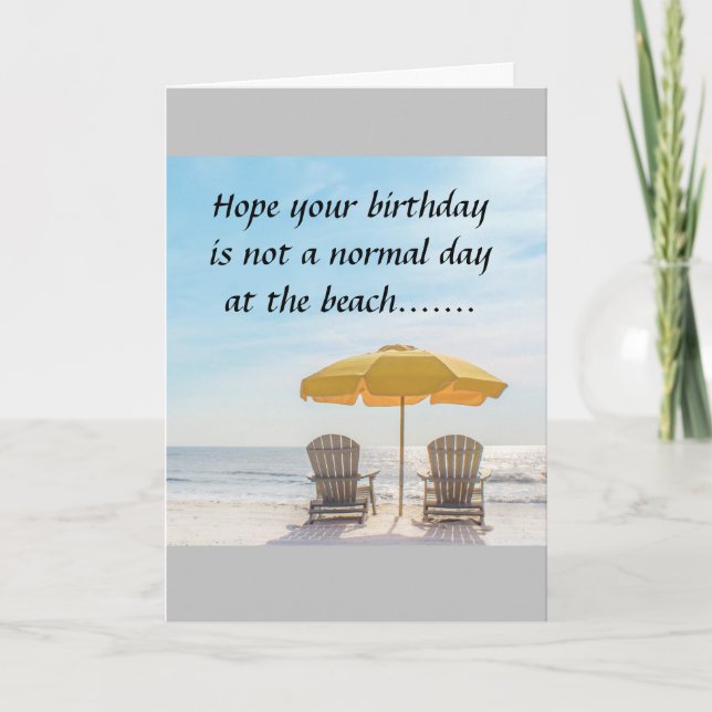 CARTE ESPÉREZ QUE VOTRE ANNIVERSAIRE EST LA JOURNÉE LA P (Devant)