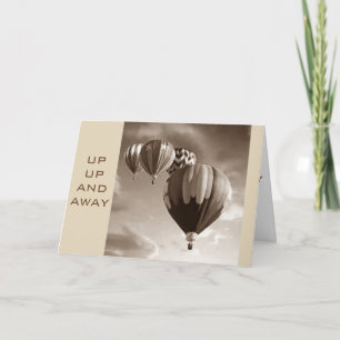 CARTE ESPÉREZ-VOUS *SOAR* SUR VOS BALLONS D'ANNIVERSAIRE