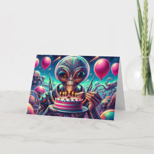 Carte Espoir que votre anniversaire soit hors de ce mond