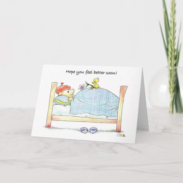 Carte Espoir que vous vous sentez meilleurs bientôt ! (Devant)