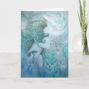 Carte Esprit d'Artémis 2 Diana Déesse Imaginaire Art