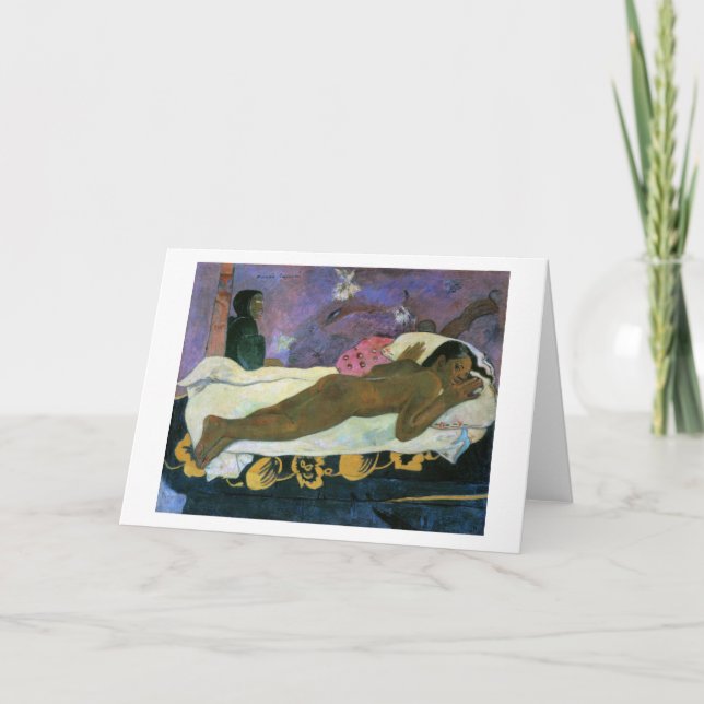 Carte Esprit de l'observation des morts, Gauguin (Devant)