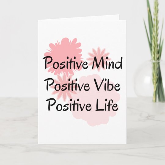 Carte Esprit Positif Vibe Positif Citation Positive De Zazzle Ca