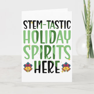 Carte Esprits de fêtes Stem-tastiques ici - Noël de cell