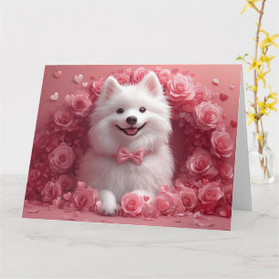 Carte Esquimau américain avec Rose - Saint Valentin