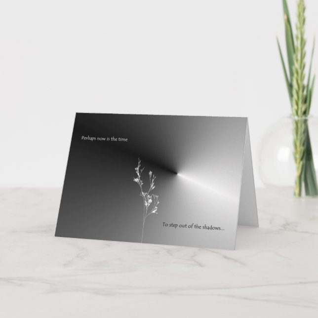 Carte Est peut-être maintenant le temps (Devant)