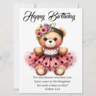 Carte Esther 4:14 Birthday Card