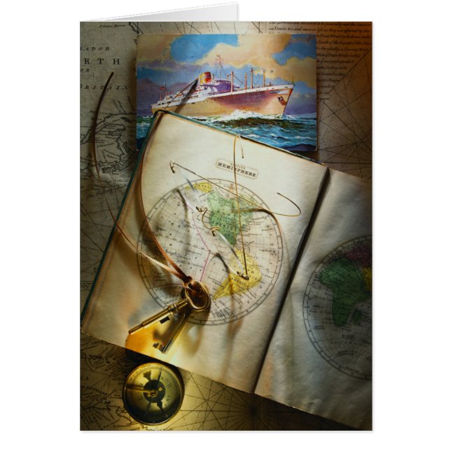 Carte et boussole (Devant)