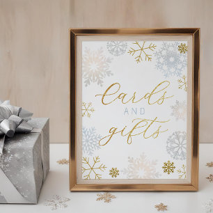 Carte et cadeau Winter Wonderland - Bleu