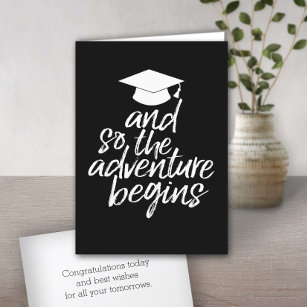 Carte Et Donc L'Aventure Commence - Graduation