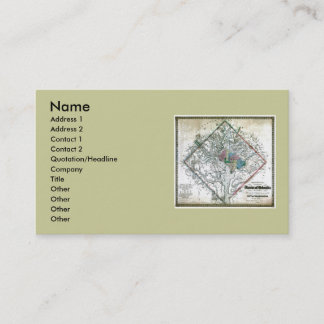 Carte et drapeau de Washington DC